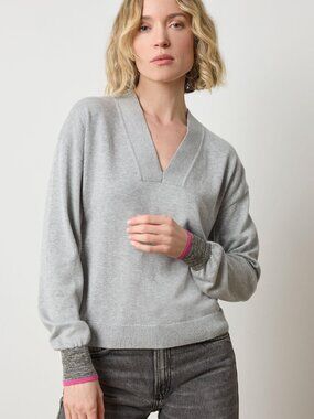 Lilla P V-Neck Pullover Sweater